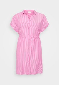 CARPENNA LOOSE DRESS - Skjortekjole - fuchsia/bright white