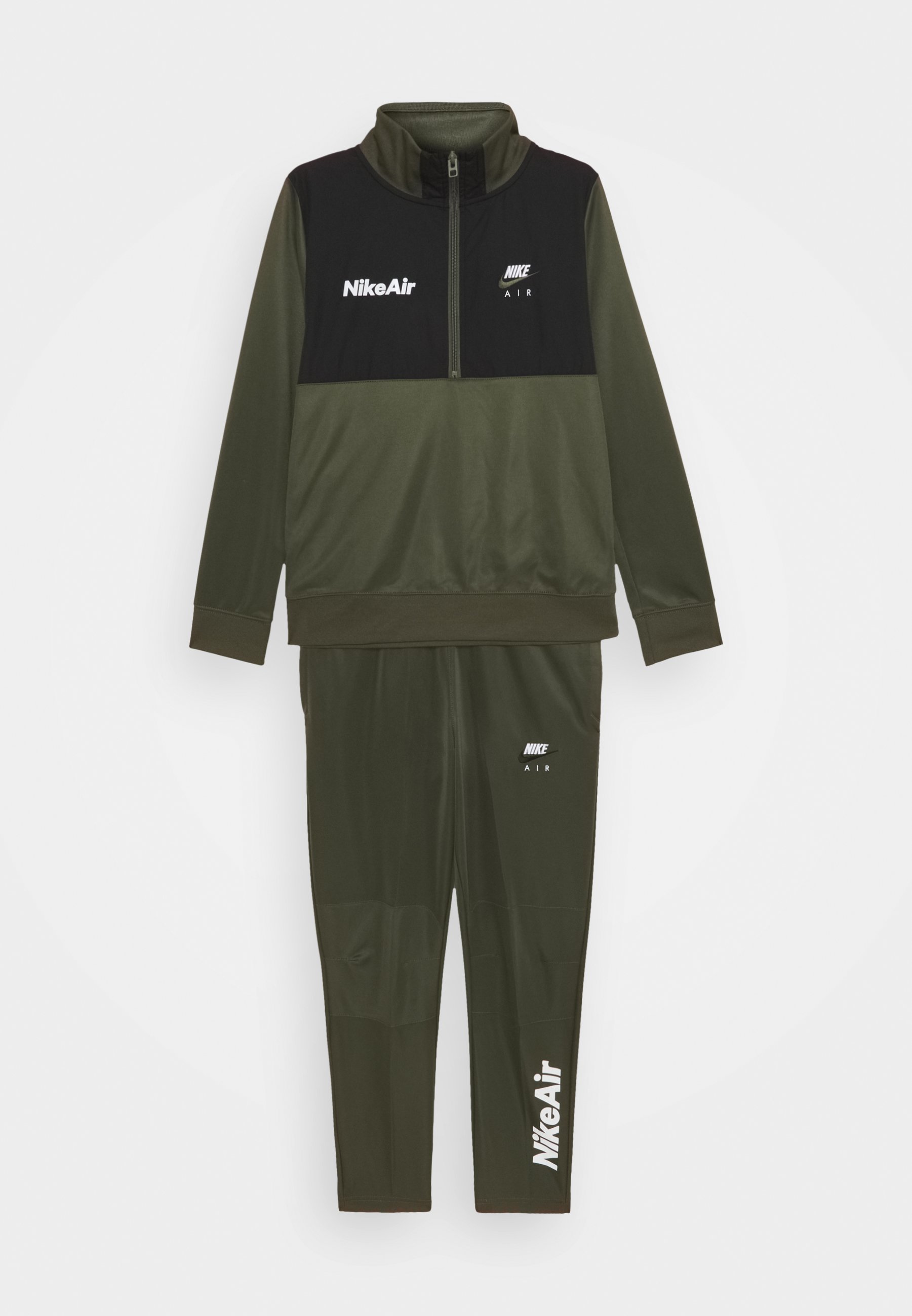 nike tracksuit set in khaki