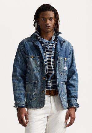 DENIM UTILITY JACKET - Denim jacket - prudence