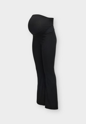 ONLY MATERNITY, OLMNELLA FLARED PANT - Панталони - black