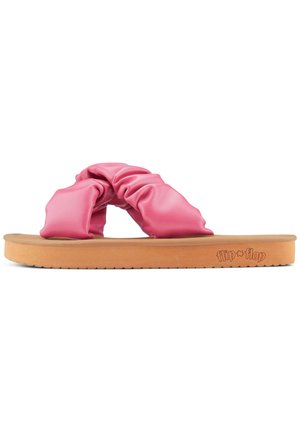 FAUNA CROSS - Pantolette flach - very pink