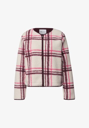 Street One, TEDDY-JACKE MIT RUNDHALS UND KAROMUSTER - Veste polaire - rustic rouge