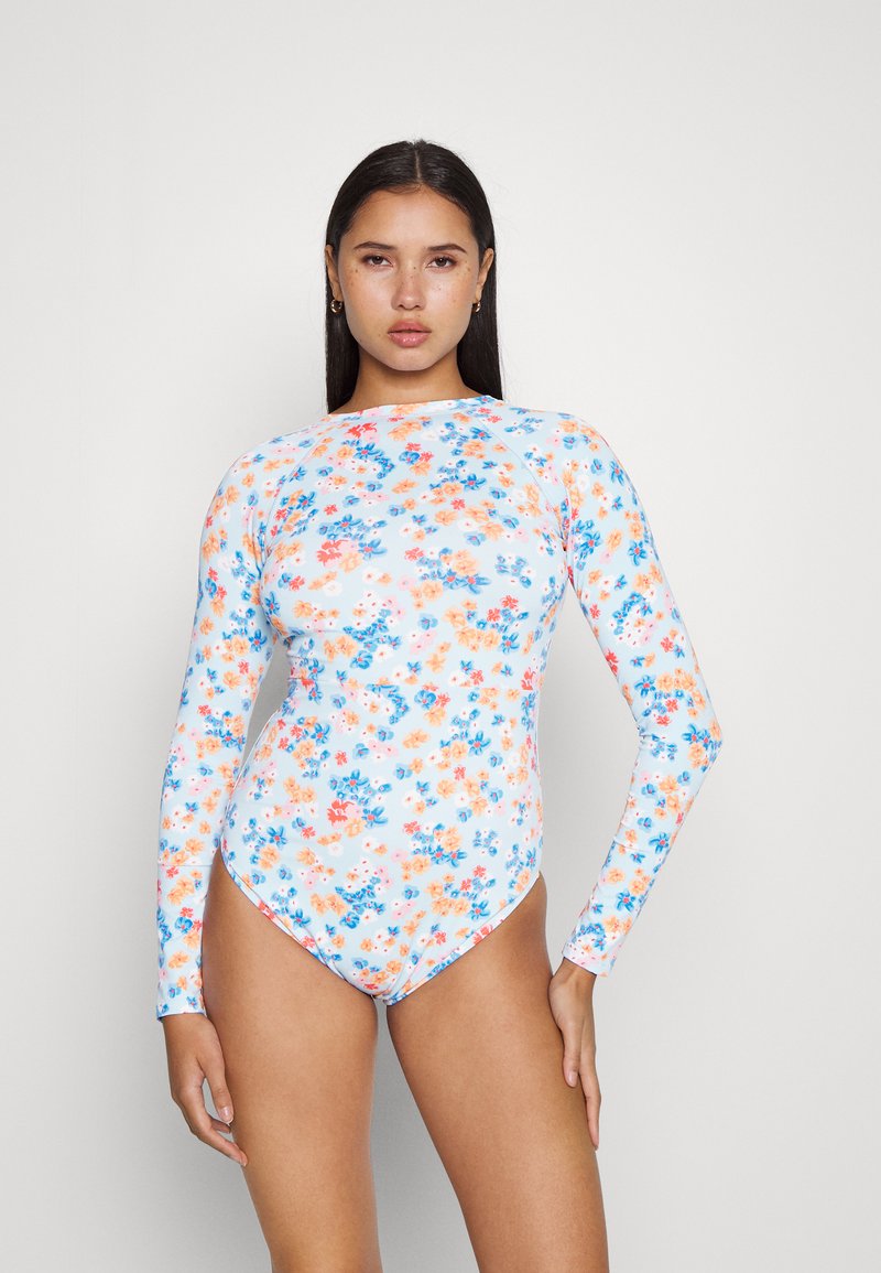 Cotton On Body ZIP FRONT LONG SLEEVE ONE PIECE FULL Uimapuku