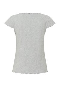 Kaffe KASAMANTHA - T-shirt imprimé - grey melange cc