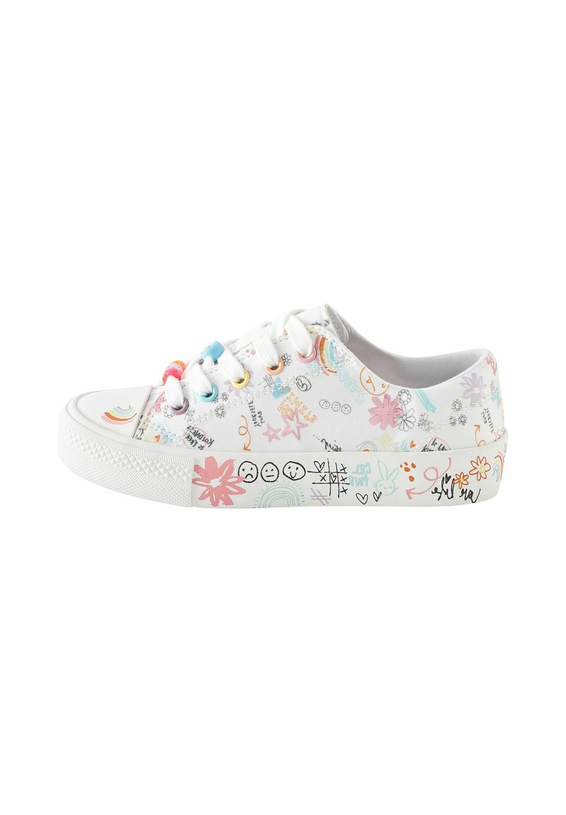 Next STAR STANDARD - Sneakers - white scribble design