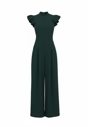 WAL G., ASHLEY RUFFLE - Lühikeste varrukatega bodi - forest green