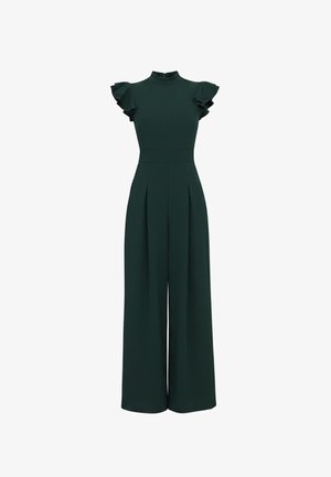 WAL G., ASHLEY RUFFLE - Lühikeste varrukatega bodi - forest green
