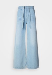 THE WAVE WIDE LEG - Wide Leg - luna blue light