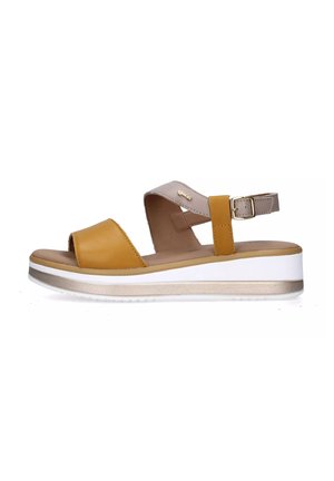 Sandali con plateau - taupe