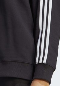 adidas Sportswear ESSENTIALS 3 STRIPES - Mikina - black white