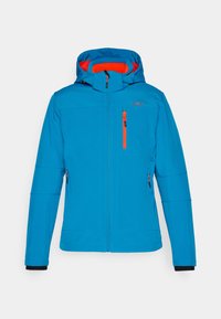 MAN JACKET ZIP HOOD - Soft shell jacket - pacific