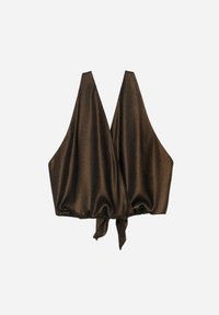 THE-ARE CON ESCOTE CRUZADO - Blusa - brown