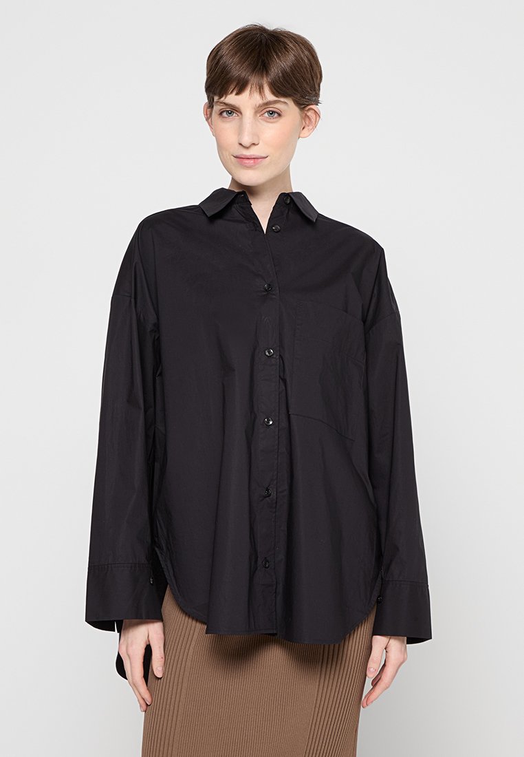 By Malene Birger Overhemdblouse zwart