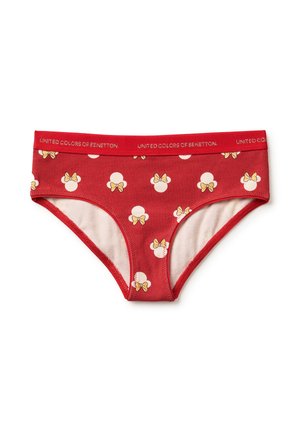 STRETCH WITH DISNEY PRINT LOGOED ELASTIC WAISTBAND - Slip - red