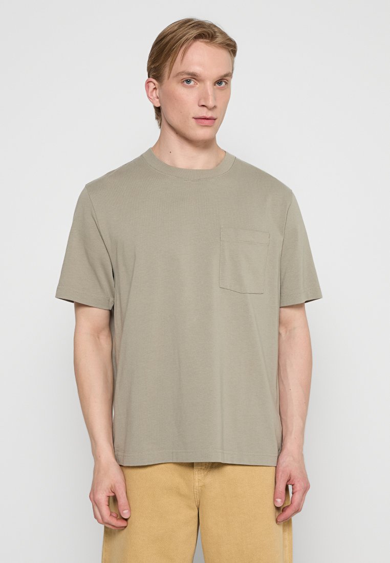 Abercrombie & Fitch T-shirt basic beige Abercrombie & Fitch T-shirt basic beige