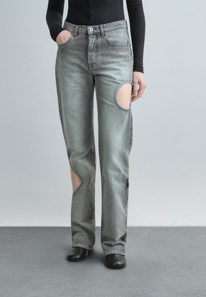 SPRAY NEW METEOR PANTS - Straight leg jeans - light grey