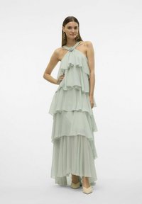 Vero Moda FELICIA RUFFLE - Gallakjole - sea foam