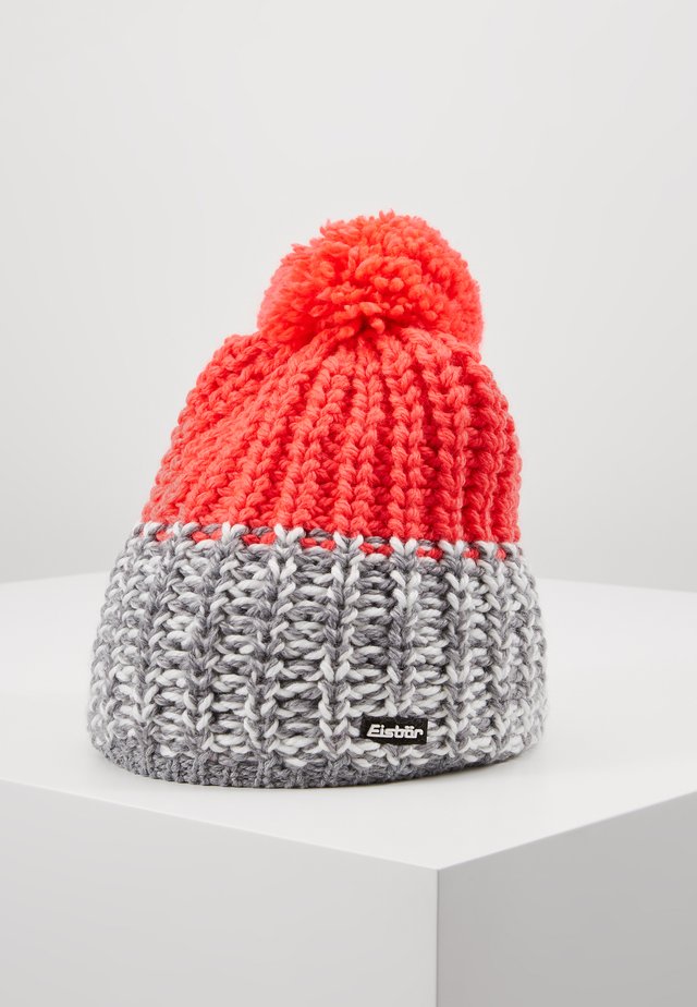 FOCUS POMPON - Lue - graumeliert/white/divapink