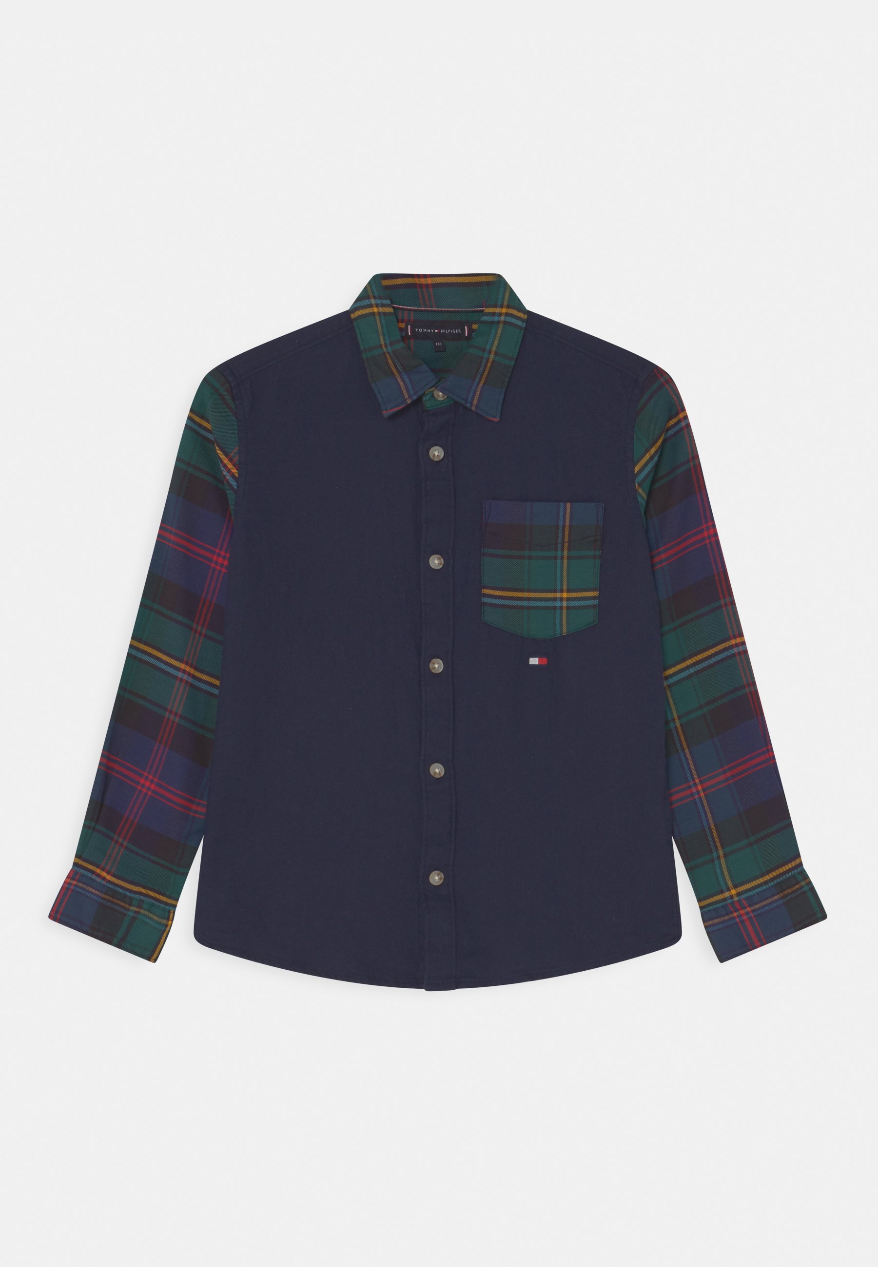 stussy mixed check shirt