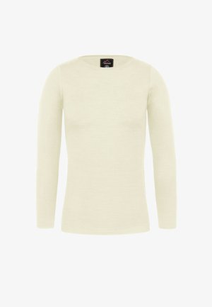 normani Outdoor Sports, MERINO LANGARM - Long sleeved top - wollweiß