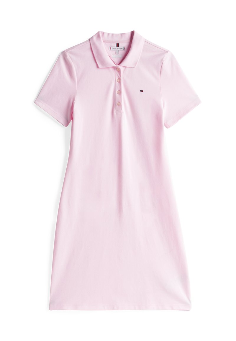 chinese dress ladies Tommy Hilfiger Women's Poplin Frill Sleeveless Shirt Dress,Classic Ithaca  White Rose Petal X-Small at Amazon Women's Clothing store