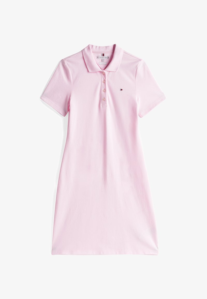 Tommy Hilfiger SLIM POLO DRESS - T-Shirt Dress - light pink - Zalando Tommy Hilfiger SLIM POLO DRESS - T-Shirt Dress - light pink - Zalando