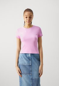 Vero Moda VMCHLOE  - Paprasti marškinėliai - bonbon