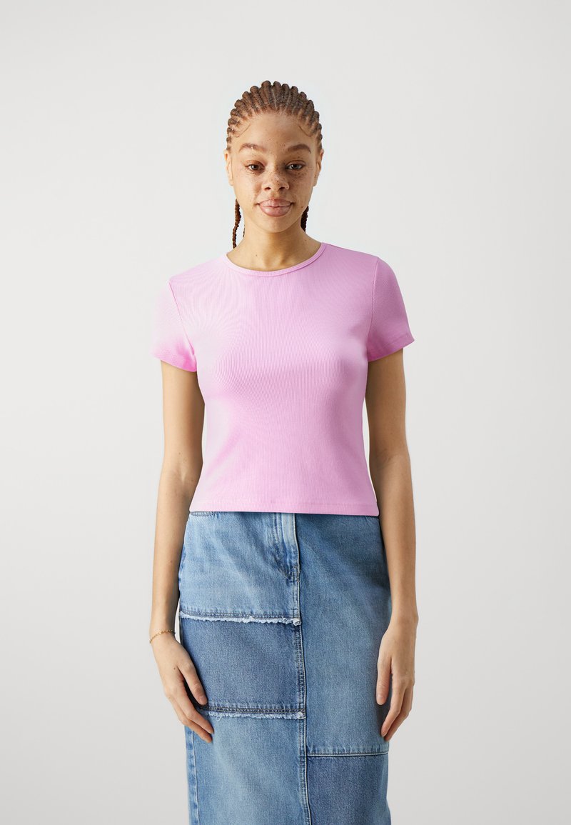 Vero Moda VMCHLOE - Paprasti marškinėliai - bonbon