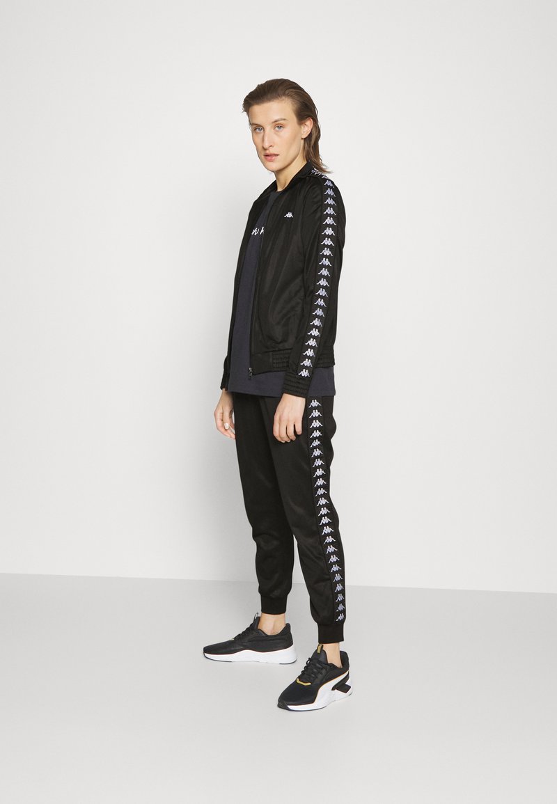 Kappa Tracksuit caviar/black Zalando.co.uk