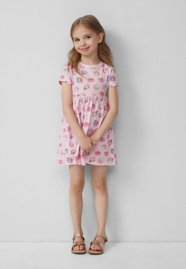 AUSGESTELLTES MIT ALL-OVER-PRINT - Jerseykleid - zartrosa