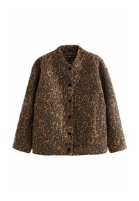 Next BRUSHED LONGLINE - REGULAR FIT - Bomberjacka - leopard
