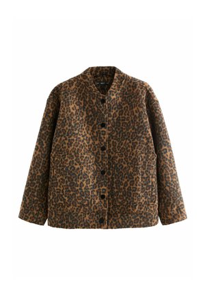BRUSHED LONGLINE - REGULAR FIT - Bombertakki - leopard