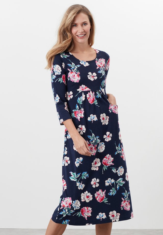 Sukienka letnia - marineblau floral