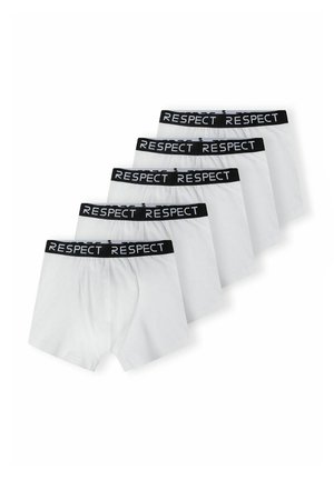 5 PACK WITH LOGO WAISTBAND  - Boxer brief - white
