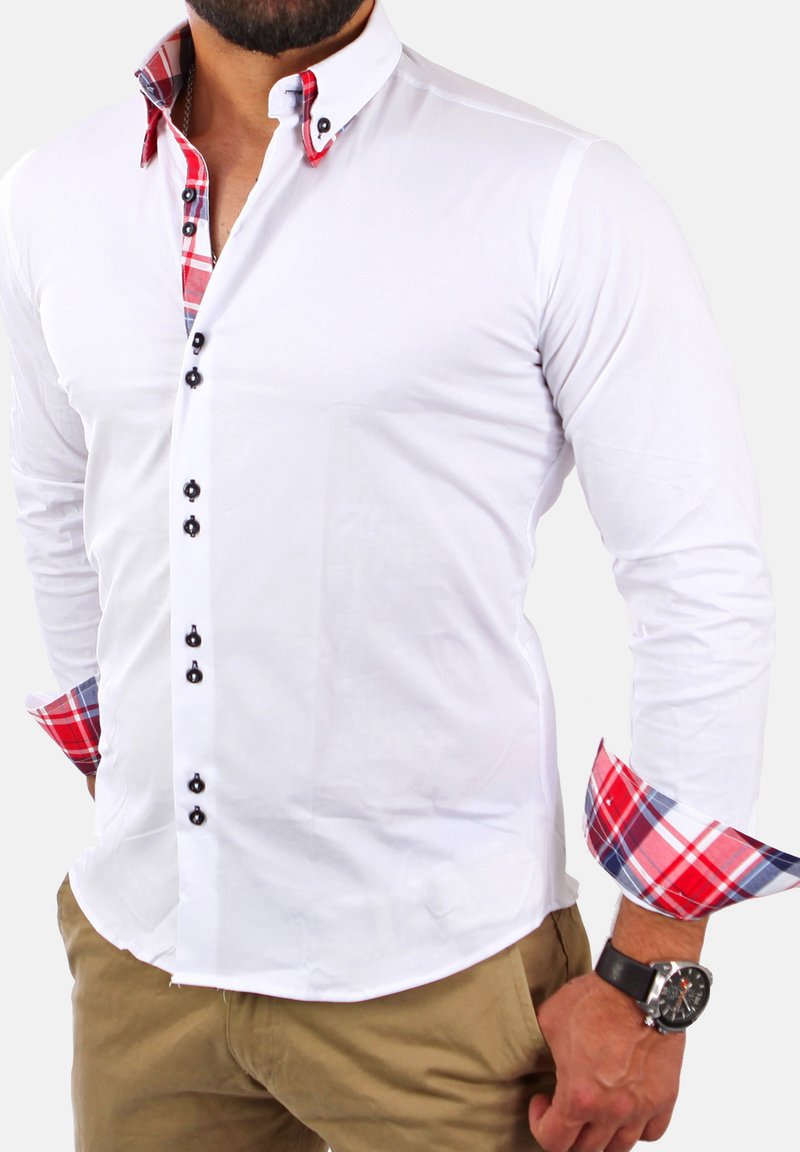 Herren Freizeithemden | RESLAD Hemd weiß - JW41573 Herren Freizeithemden | RESLAD Hemd weiß - JW41573