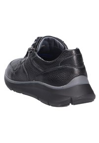 Chaussures Waldläufer à Lacets – Cuir Noir, Semelle TR, Doublure Cuir/textile – Taille Standard