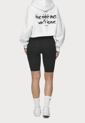 Sweater met rits - white