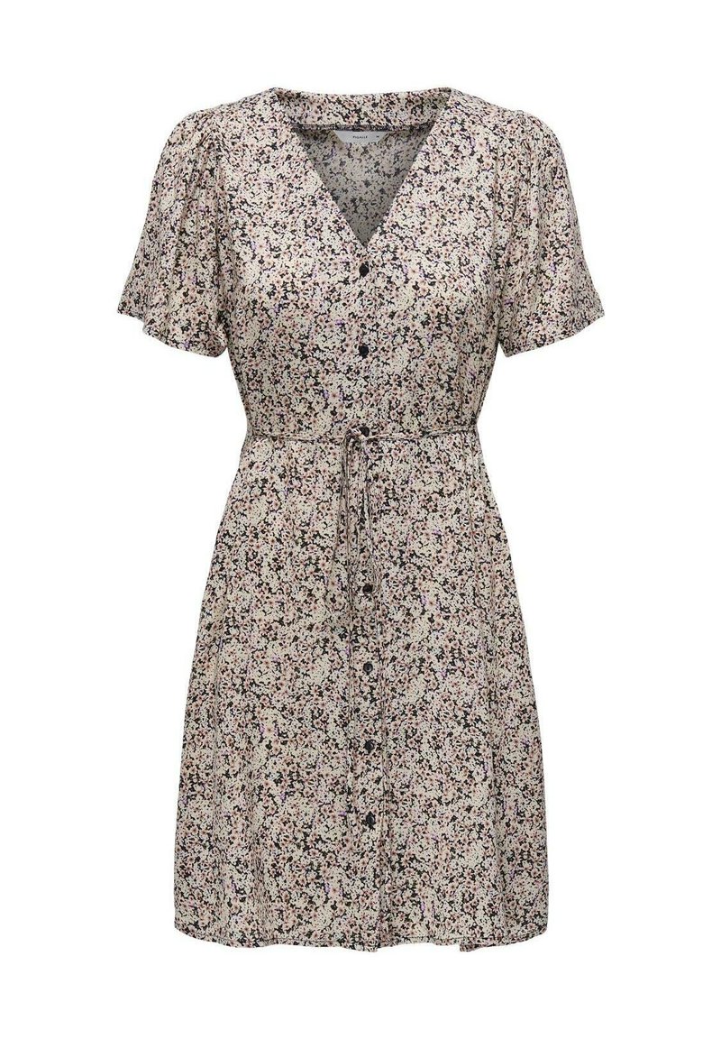 ONLY ONLEVIDA SHORT DRESS - Jurk - braun