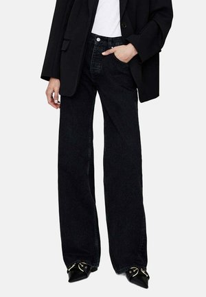 PANAMA - Jeans a zampa - nero
