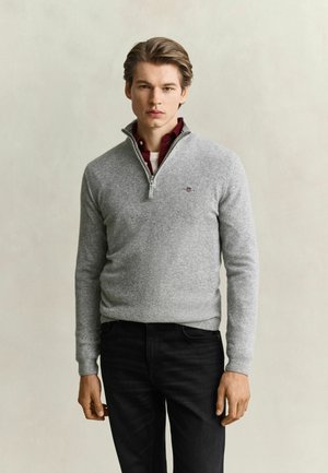 GANT, Strickpullover - grey melange