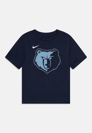 NBA MEMPHIS GRIZZLIES ESSENTIAL LOGO TEE UNISEX - Print T-shirt - college navy