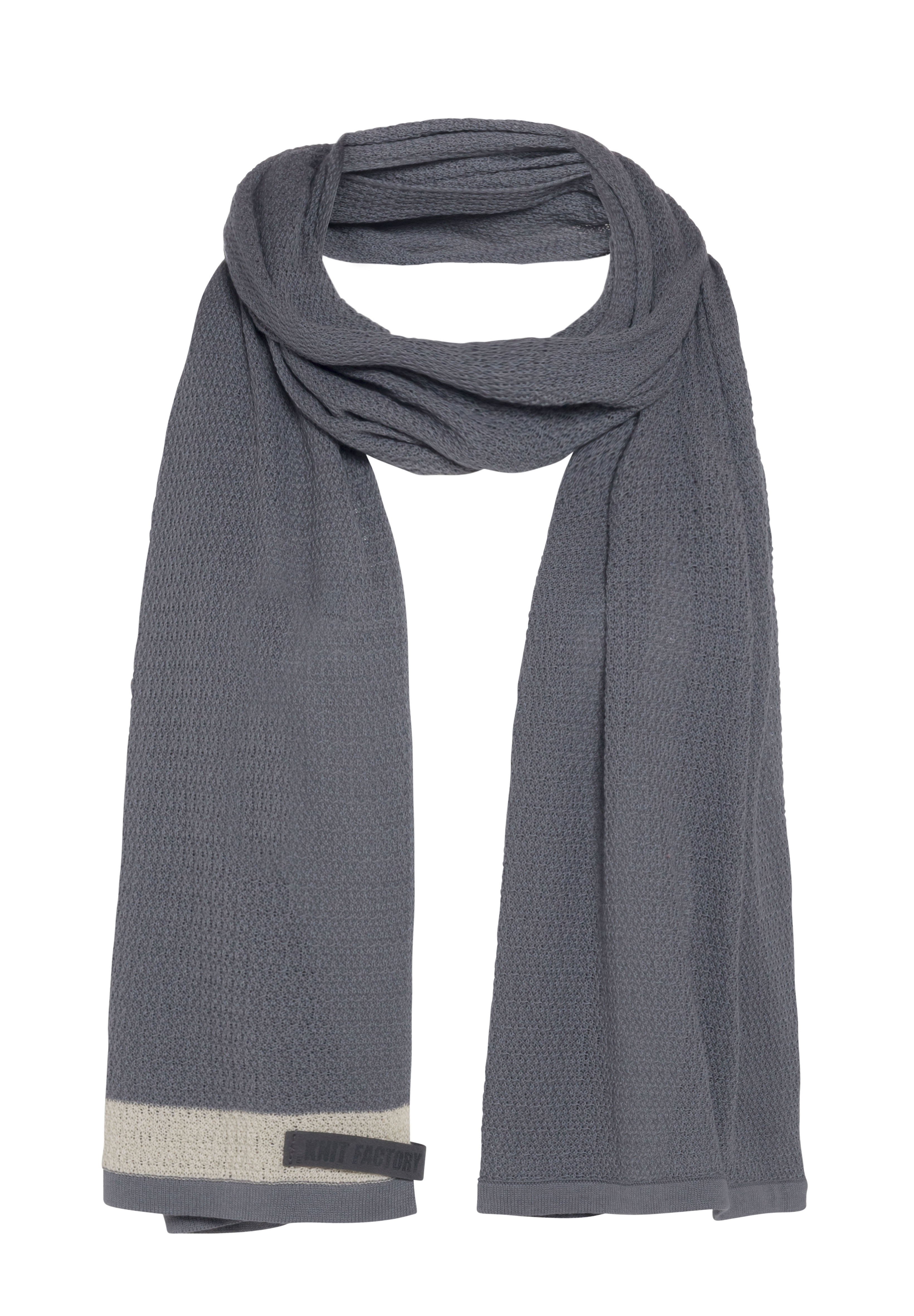 美品Peep inside head wool knit scarf gray 美品Peep inside head wool knit scarf gray Fluffy-knit scarf