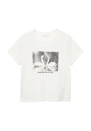 TEEN - Triko s potiskem - off-white
