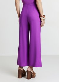 Calliope CULOTTE CON FIBBIA - Stoffhose - ciclamino