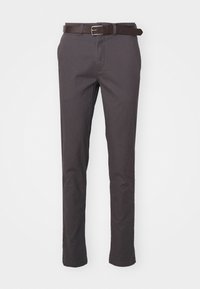 JPSTMARCO JJDAVE WITH BELT - Chino - asphalt