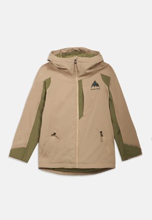 KIDS HILLSLOPE JACKET - Snowboardkabát - summit taupe/forest moss