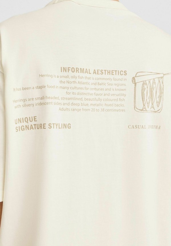 CFARCHER - Print T-shirt - egret4