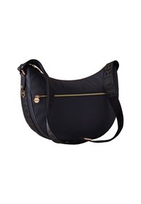 Borbonese LUNA MIDDLE CON ZIP - Sac bandoulière - black