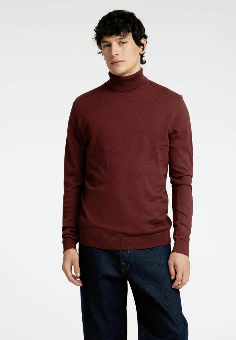 Selected Homme SLHBERG ROLL NECK NOOS - Jersey de punto - syrah