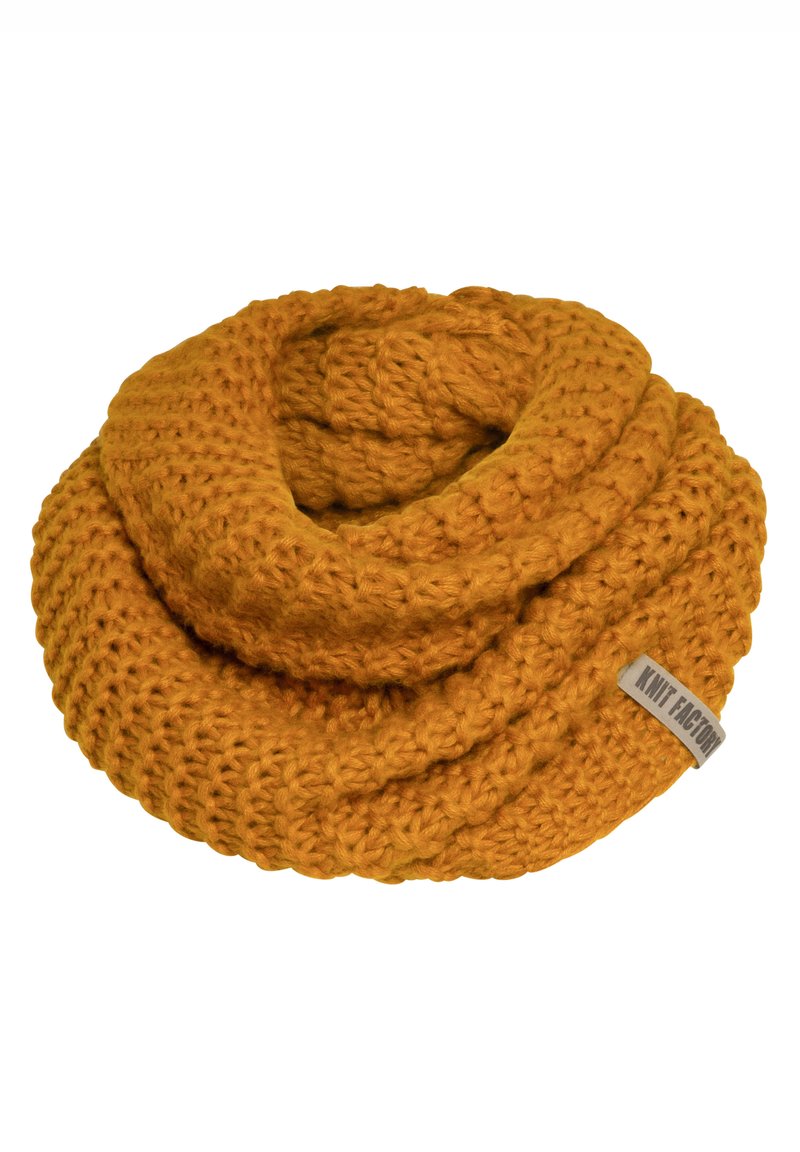 Knit Factory ALEX - Colsjaal - ochre